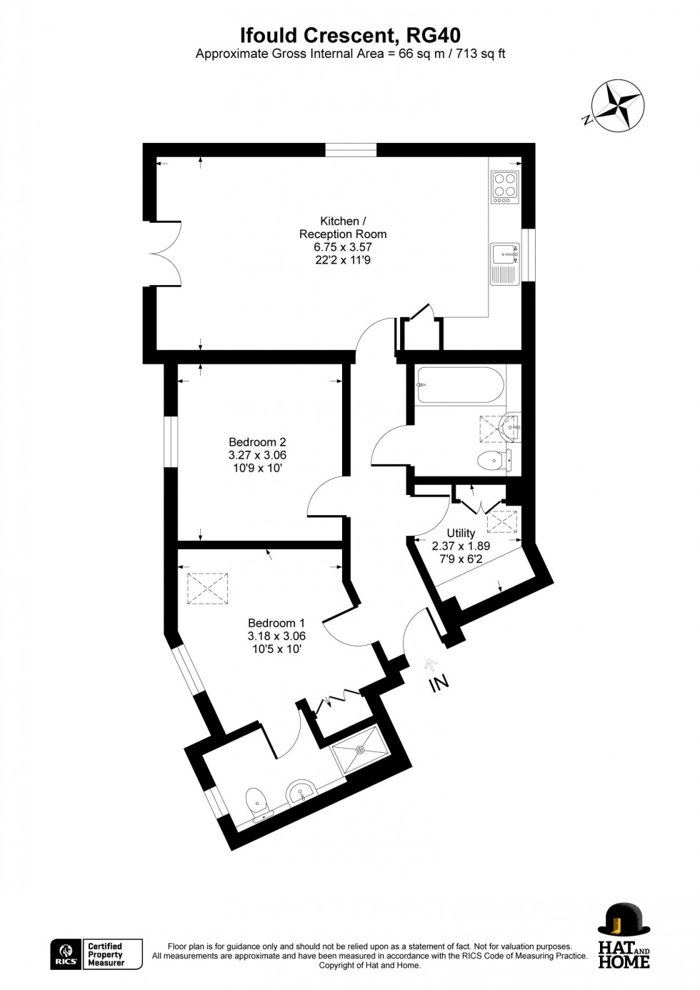 Floorplan for Wokingham, Berkshire
