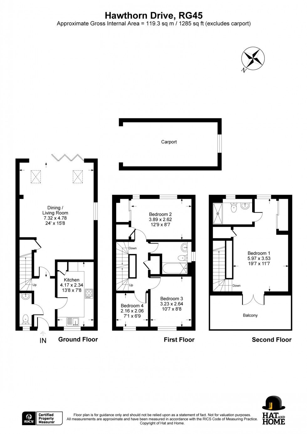 Floorplan for Crowthorne, Berkshire