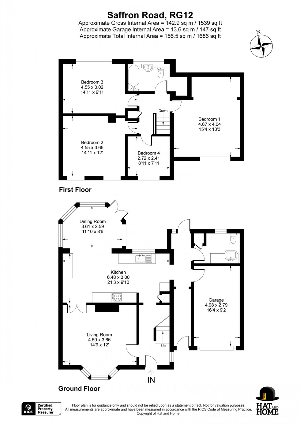 Floorplan for Bracknell, Berkshire