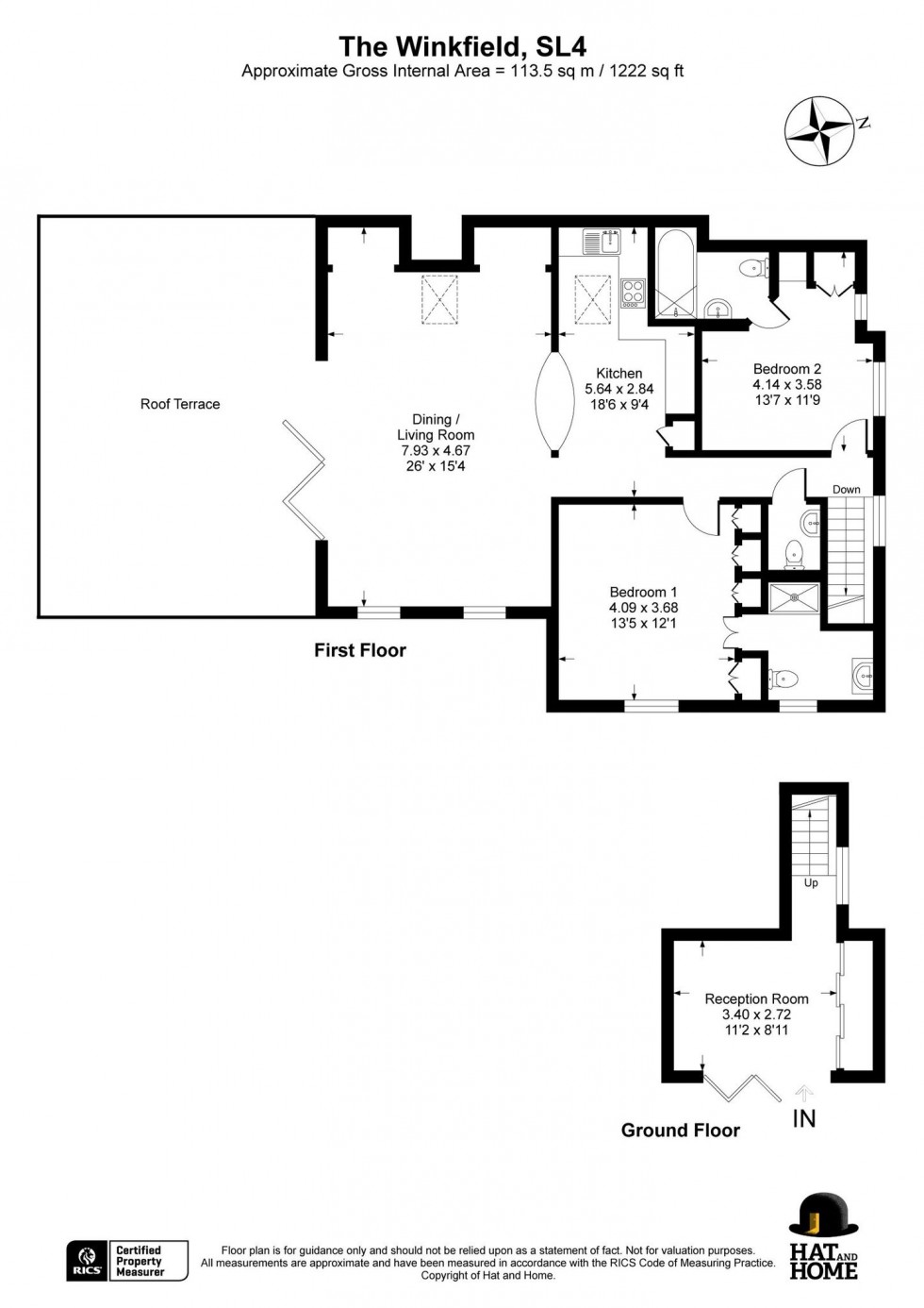 Floorplan for Winkfield, Windsor, Berkshire