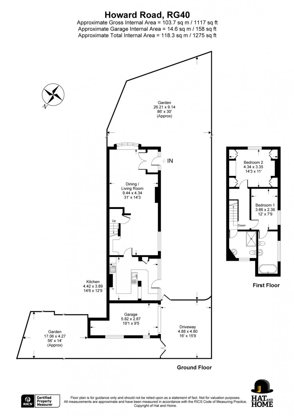 Floorplan for Wokingham, Berkshire