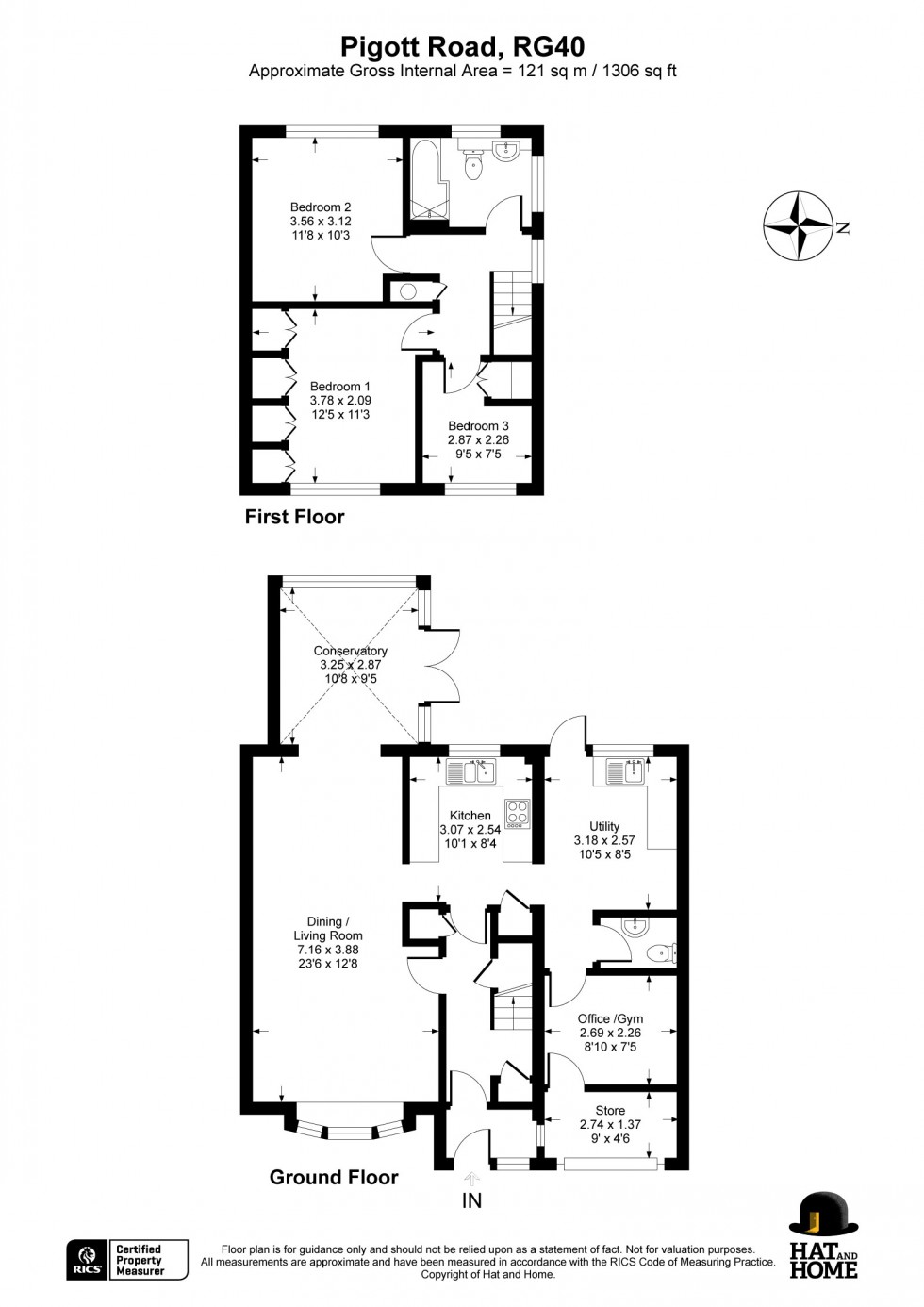 Floorplan for Wokingham, Berkshire