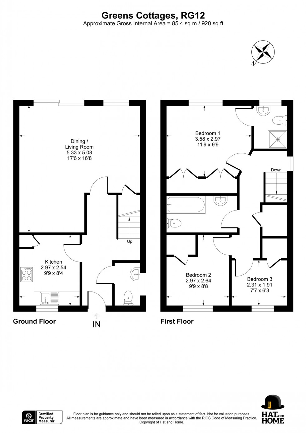 Floorplan for Bracknell, Berkshire