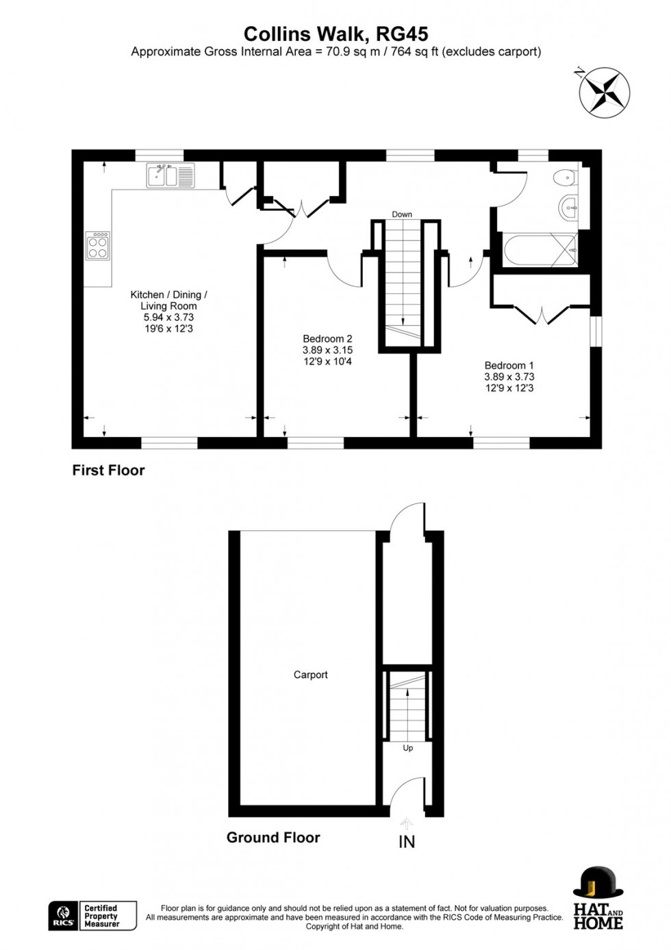 Floorplan for Crowthorne, Berkshire