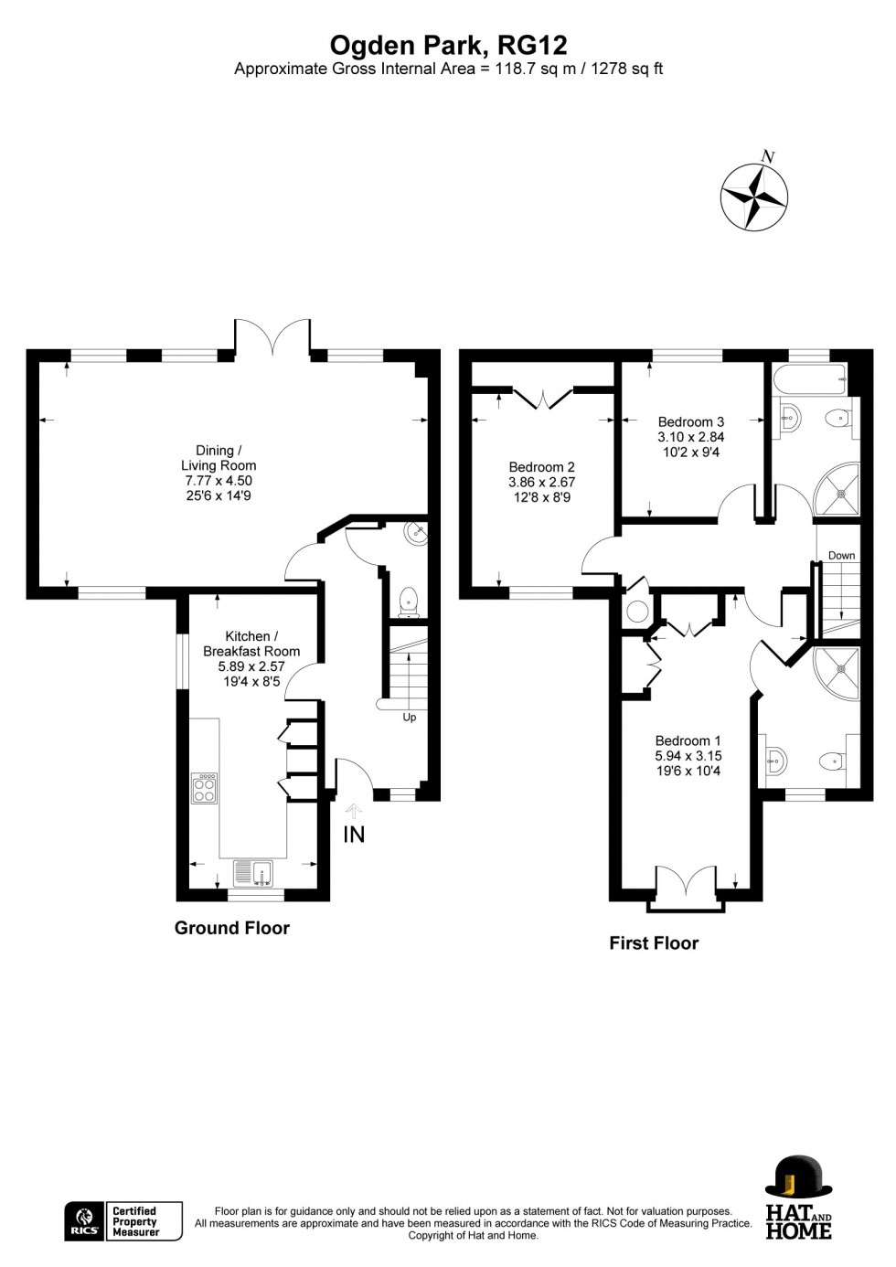 Floorplan for Bracknell, Berkshire