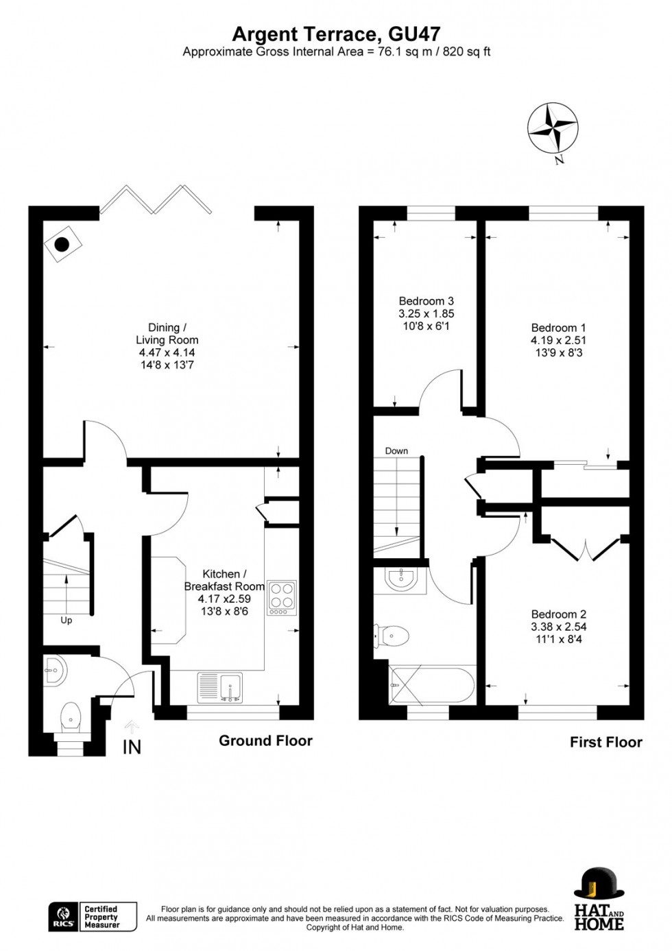 Floorplan for Silver Hill, College Town, Sandhurst