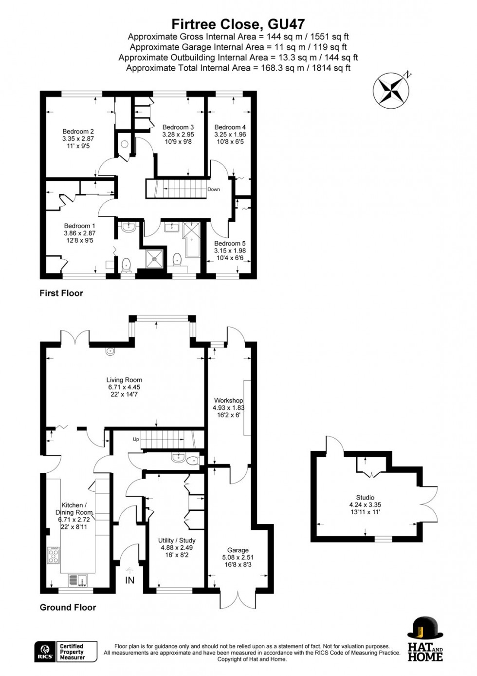 Floorplan for Sandhurst, Berkshire