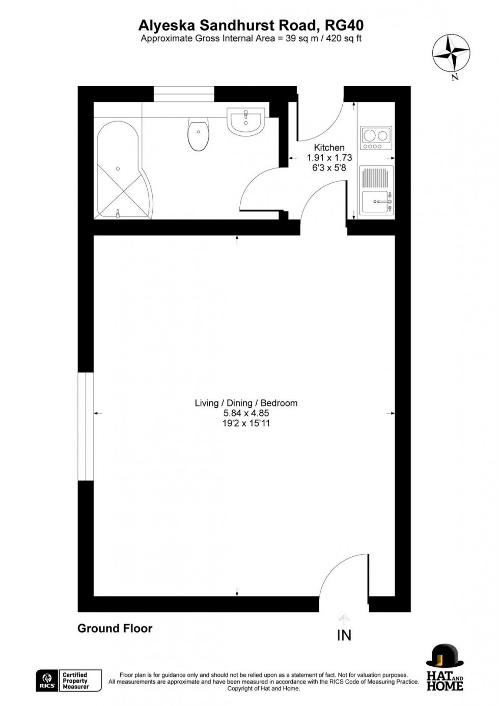 Floorplan for Finchampstead, Wokingham, Berkshire
