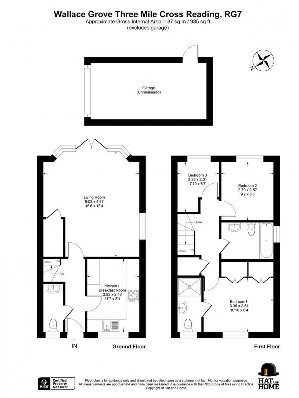 Floorplan for Three Mile Cross, Reading, Wokingham