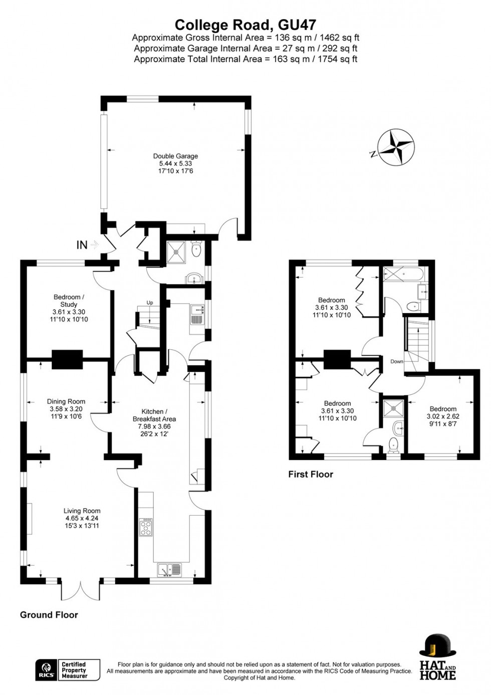 Floorplan for College Town, Sandhurst, Bracknell Forest