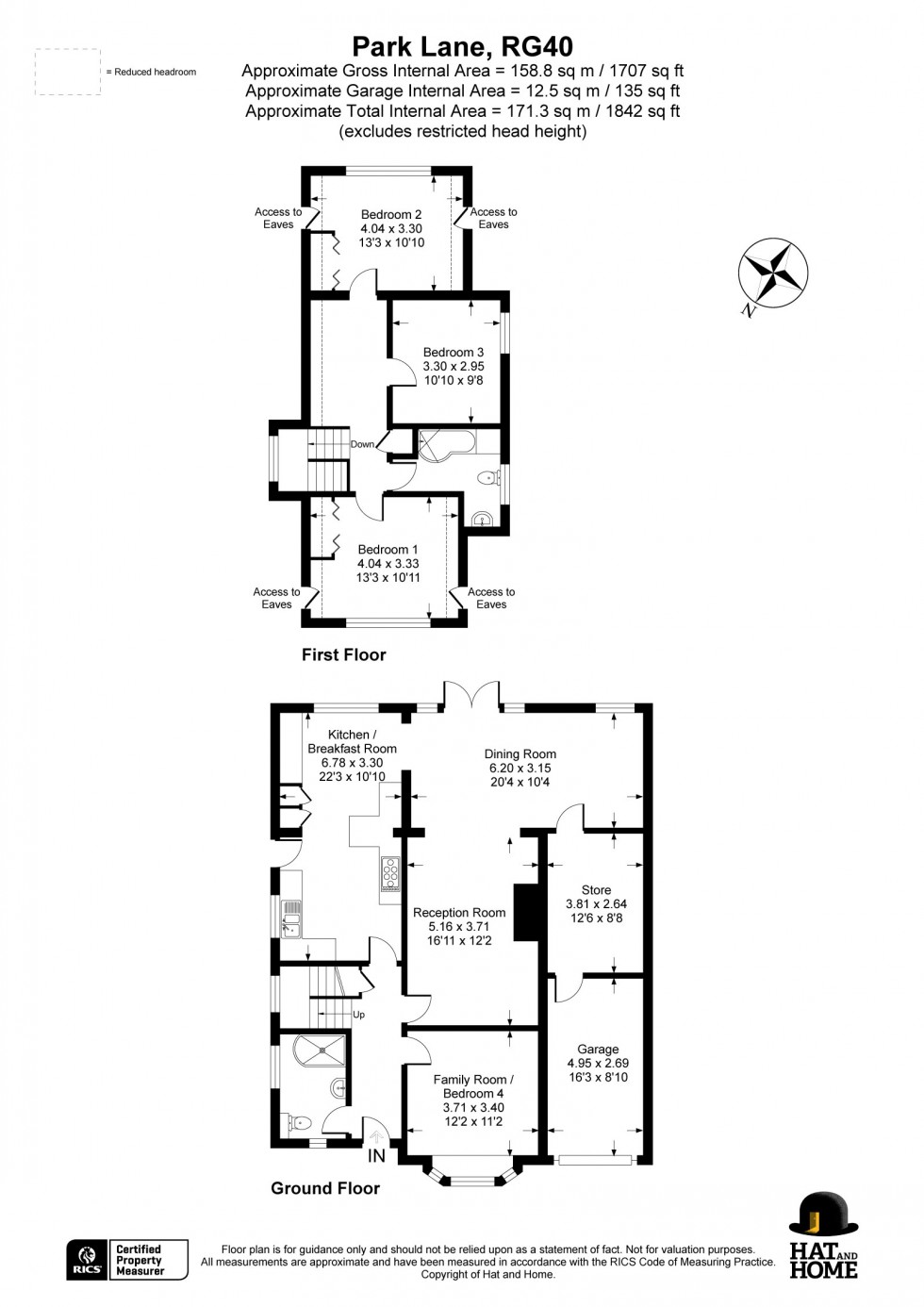 Floorplan for Finchampstead, Wokingham, Berkshire