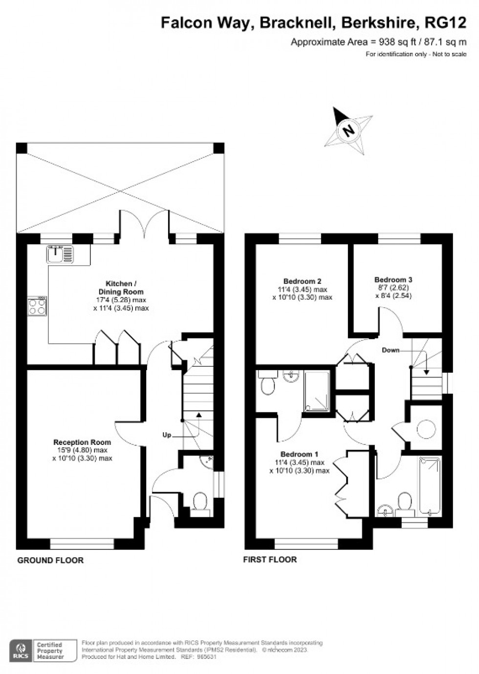 Floorplan for Bracknell, Berkshire