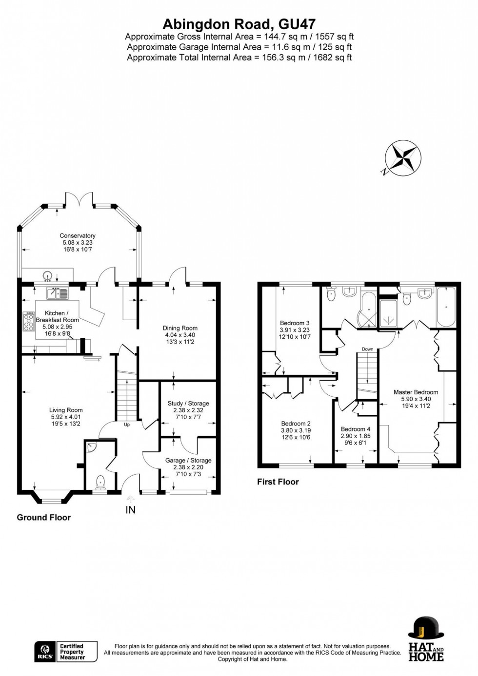 Floorplan for Sandhurst, Berkshire