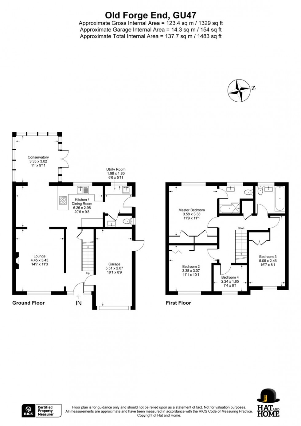 Floorplan for Sandhurst, Berkshire
