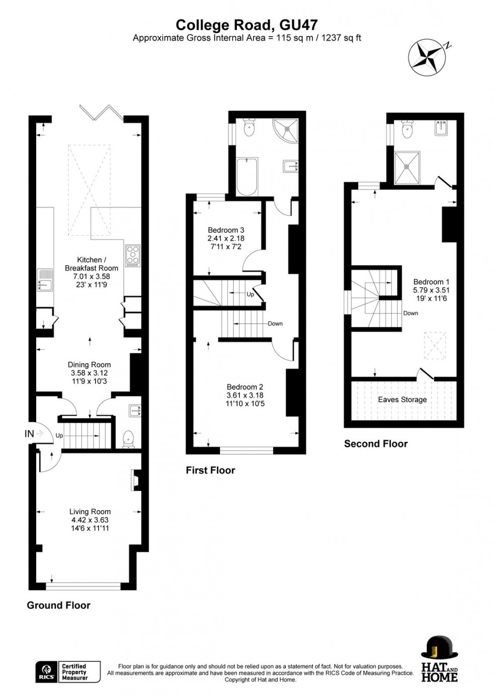 Floorplan for College Town, Sandhurst, Berkshire
