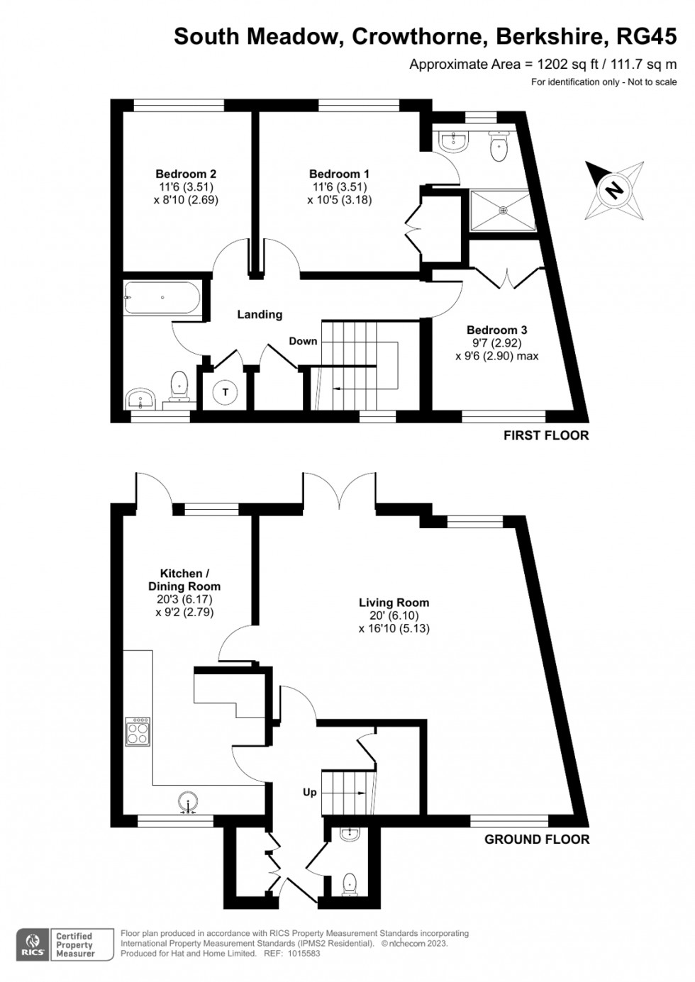 Floorplan for Crowthorne, Berkshire