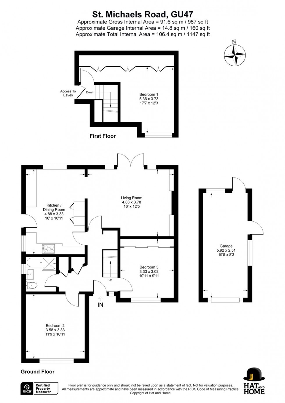 Floorplan for Sandhurst, Berkshire