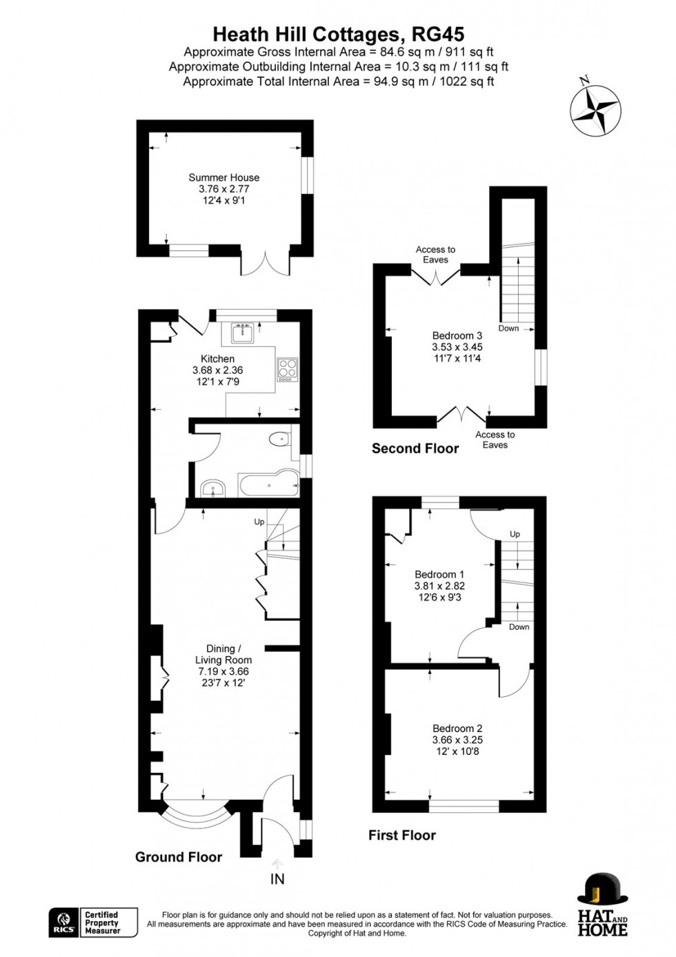 Floorplan for Crowthorne, Berkshire
