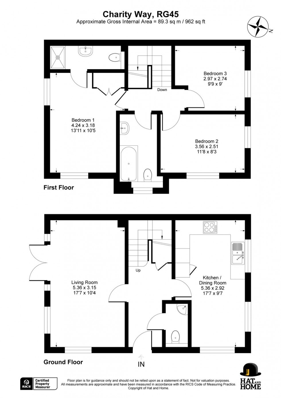 Floorplan for Crowthorne, Berkshire