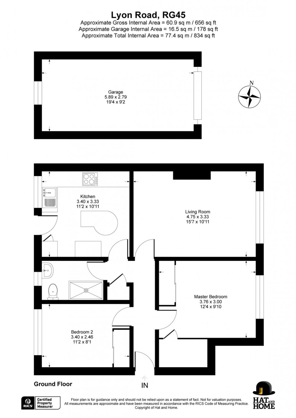 Floorplan for Crowthorne, Berkshire