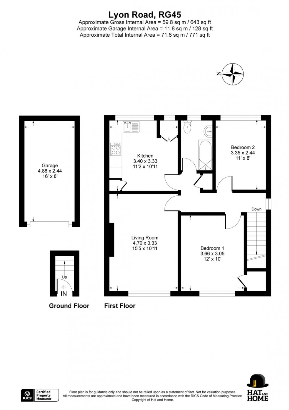 Floorplan for Crowthorne, Berkshire