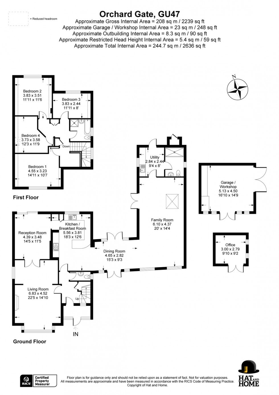 Floorplan for Sandhurst, Berkshire