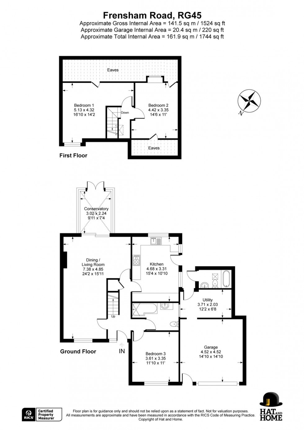 Floorplan for Crowthorne, Berkshire