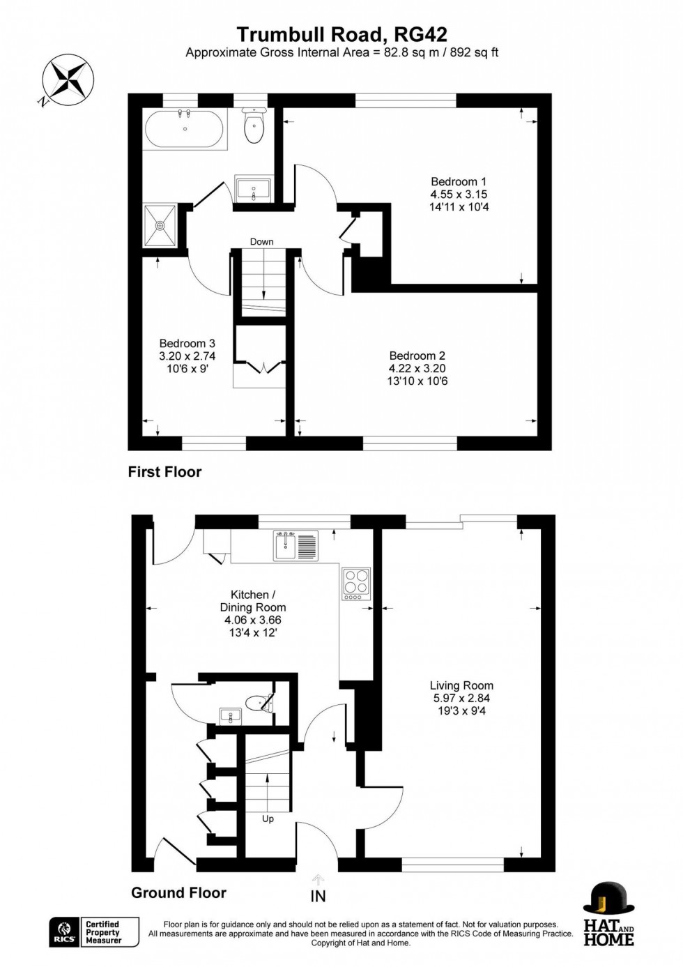 Floorplan for Bracknell, Berkshire