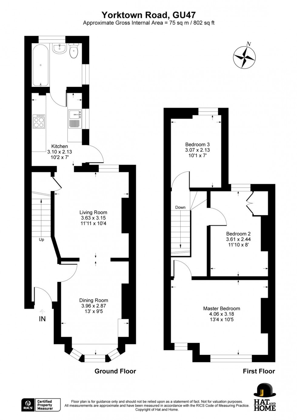 Floorplan for Sandhurst, Berkshire